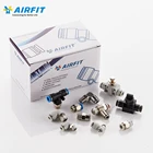 Fittings Plastic Fittingschinachina AIRFIT 1/4 Push To Connect Fittings Plastic 1 Touch Pneumatic Tools Parts Fittings
