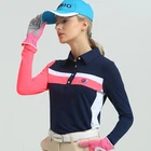 Women Women Shirt Women Elasticity V Neck Short Sleeve Logo Printed 2 Color Women Work Polo T Shirt