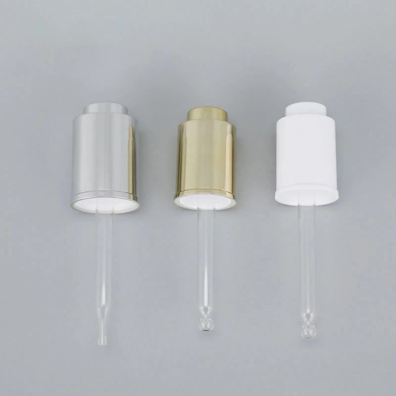 410  hot sale plastic pressed dropper cap essential oil essence dropper cosmetic dropper355-25