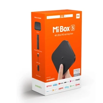 Original Global Version Xiaomi Mi TV Box S 4K Android 9.0 Set-up Box 2GB 8GB WiFi DTS Multi Language Smart Mi Box S Media Player