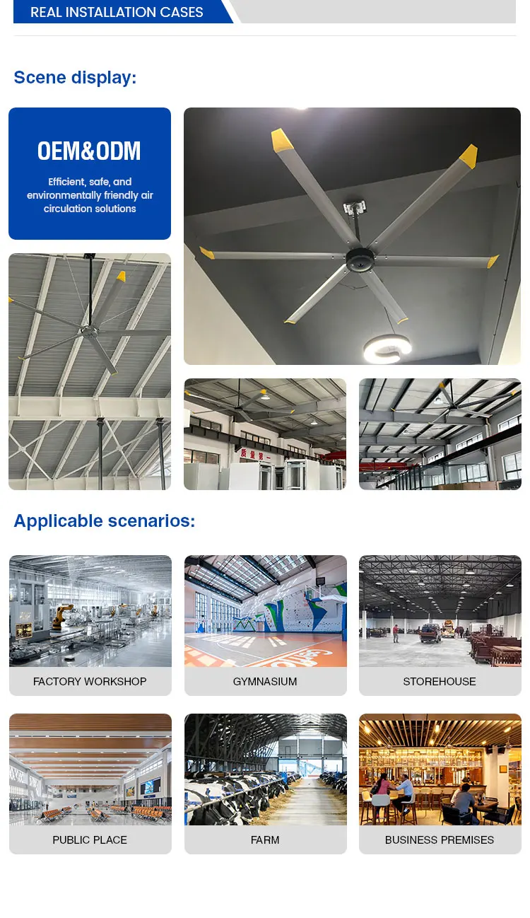 Ceiling Fan, HVLS, 220V - detail 28