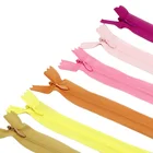 Zip Tape Short Nylon Closed Open Ended Zip Sewing Mesh Tape Invisible Zipper