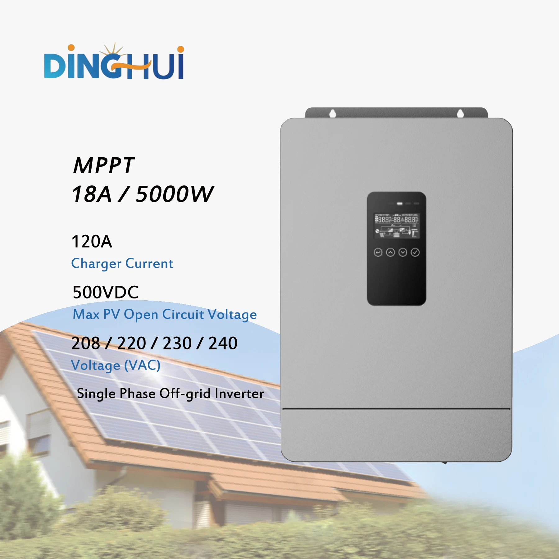 Solar Pv Inverter V V V Kw Kw Kw Off Grid Solar Module