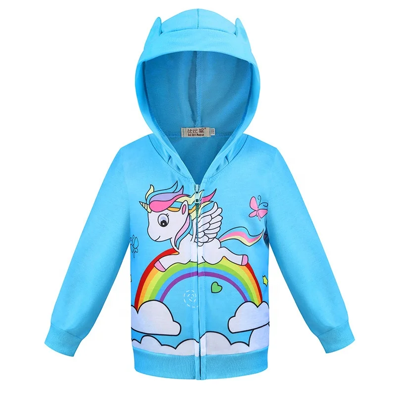 Kids zip up hoodie, boys fleece Sweatshirts for toddler and teen girls 3-12Y