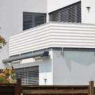 Weatherproof Opaque Wind And UV Protection HDPE Mesh Balcony Privacy Screen Fence