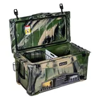 Cooler Box Insulated Ice Beer Cooler Box 75QT Camo Color Insulated Ice Chest Food Plastic Fridge For Camping