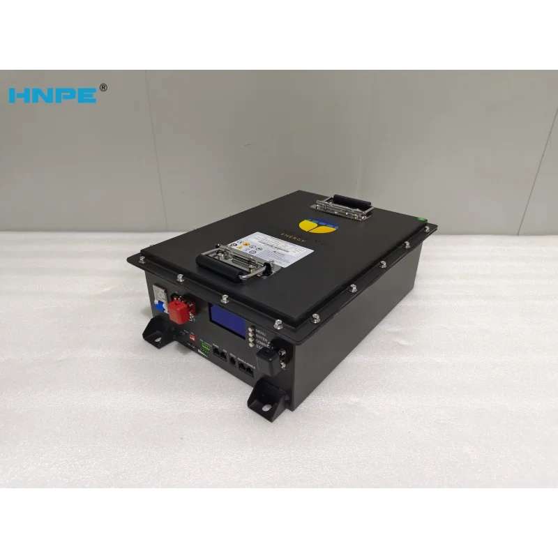 HNPE FY 2.56Kwh 5kwh Rack Mounted Lithium-ion Battery 25.6V 100AH LiFePO4 Solar Battery for Off Grid and Hybrid Grid Systems
