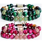 Obsidian Feng Shui Obsidian Bracelet Buddhist Beads Stone Natural