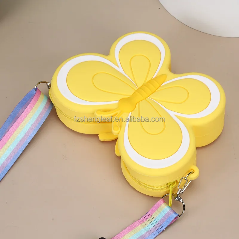 product high quality custom mini silicone cartoon pattern coin purses cute kawaii women  kids unique zipper wallet pouches wholesale-2
