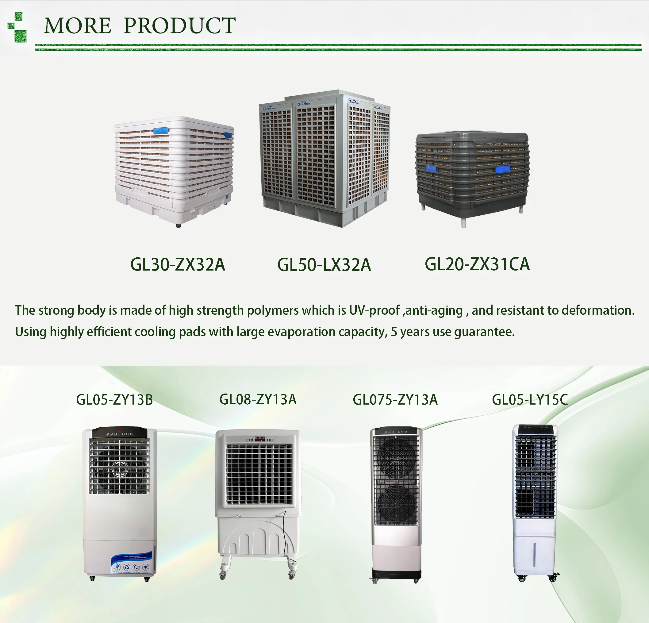 Noise Low-energy Air Cooler, 18000, M3/h, 20000 - detail 12