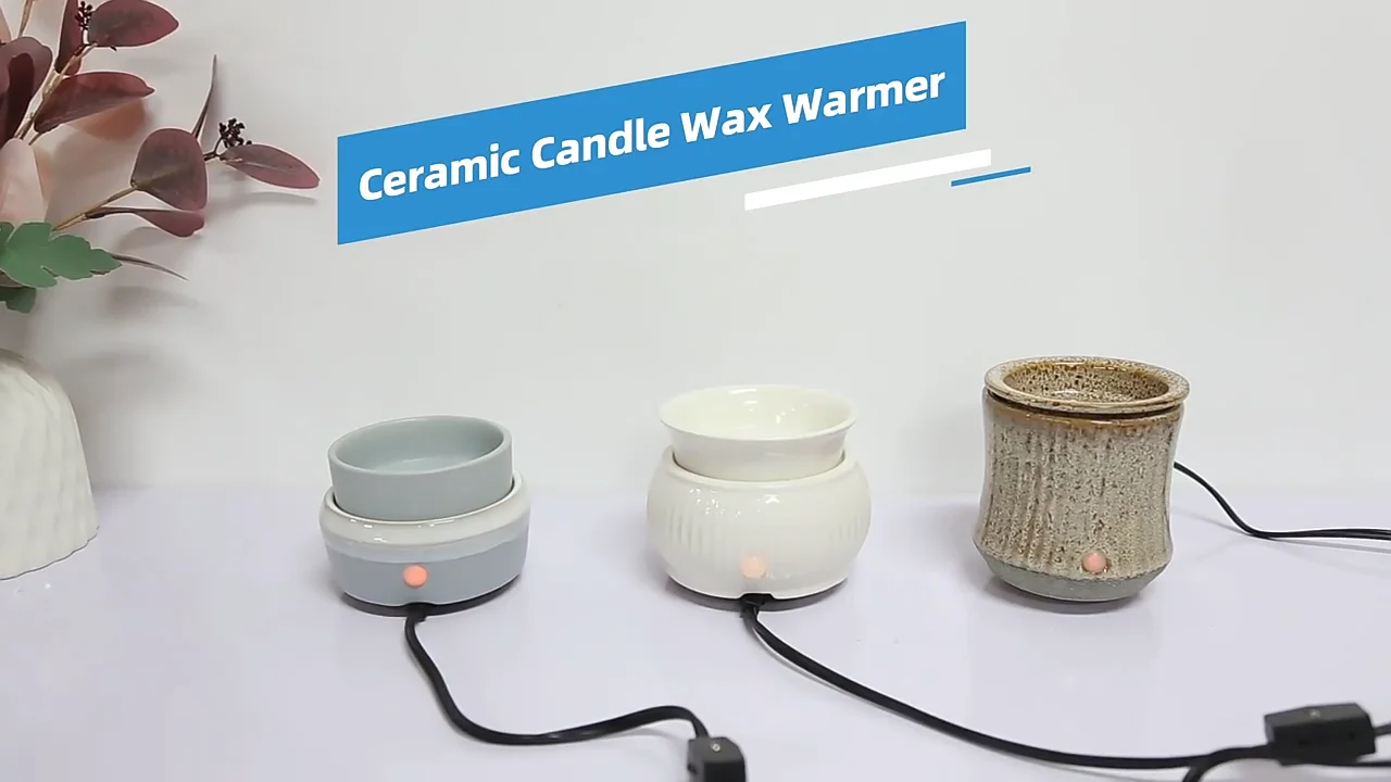 Electric Wax Melt Warmer Cutomization Color Ceramic Essential Oil