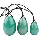 Gemstone Gemstone Yoni Eggs Wholesale Natural Green Aventurine Gemstone Jade Yoni Eggs For Vaginal Exercise