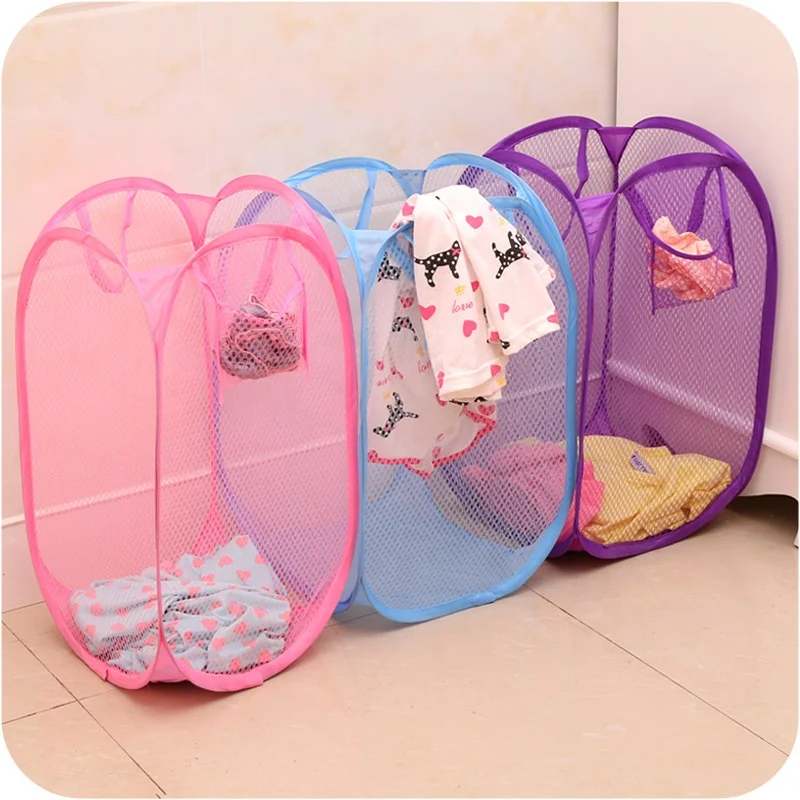 Dirty Garment Folding Collapsible Bathroom Bag Storage Hamper Toy Organizer Bag home storage baskets laundry basket