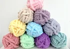 2cm High Quality Multi Color Hand Knitting 100% Polyester Chenille Hand Chunky Yarn For Blanket