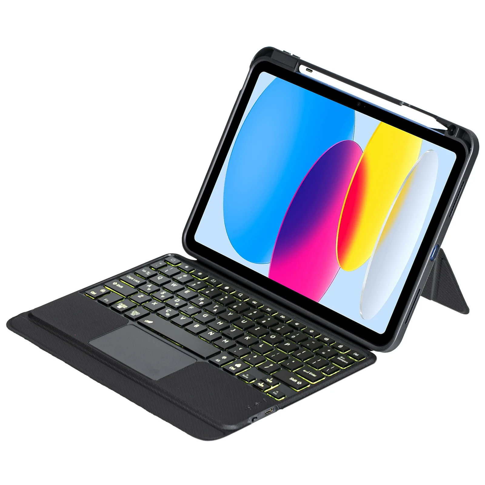 product magic keyboard case for samsung s10plus 11inch hinge style magnetic wireless for bluetooth keyboard laudtec-11