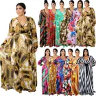 Long Skirts High Quality Long Dress Chiffon New Style Fashion Print Skirts Maxi Dresses Women Long Sleeve