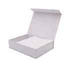 White Box Gift Box Luxury Custom Logo Print Magnetic Closure Rigid Cardboard Packaging Paper Box White Gift Box