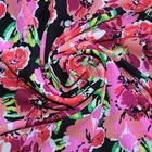 2021 Hot Design Soft Light Texture Chiffon Polyesters Small Flower Floral Fabric For Dress
