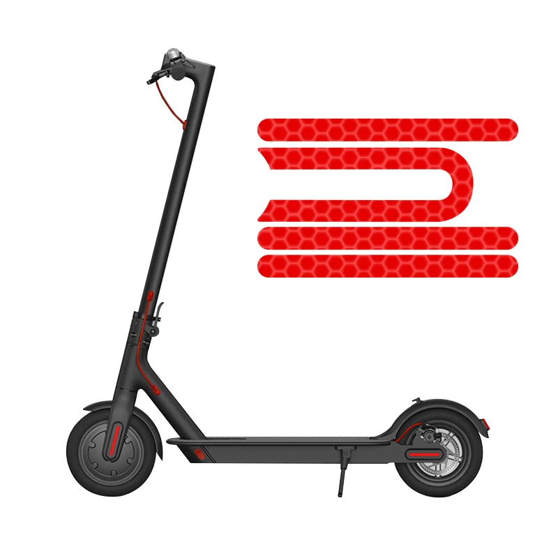 1 Set Reflective Sticker For M365 Electric Scooter Accessories Useful 