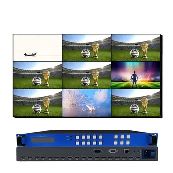 Latest Av Tcp/Ip Hdcp Hdmi 8 Input To 8 Matrix With Rs232 Port Video Wall Processor