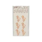 Clip 2021 New Cute Creative Multi Hollow Color Office School Metal Paper Clip Bookmark Set Stationery