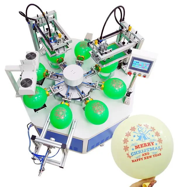 2 Color Balloons Printing Automatic Screen Printing Machine