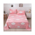 Baby Suit Set Sets Factory Direct Sale Aloe Cotton Pink Printing Baby Bedsheet 4 Piece Suit Set Baby Break Bedding Sets