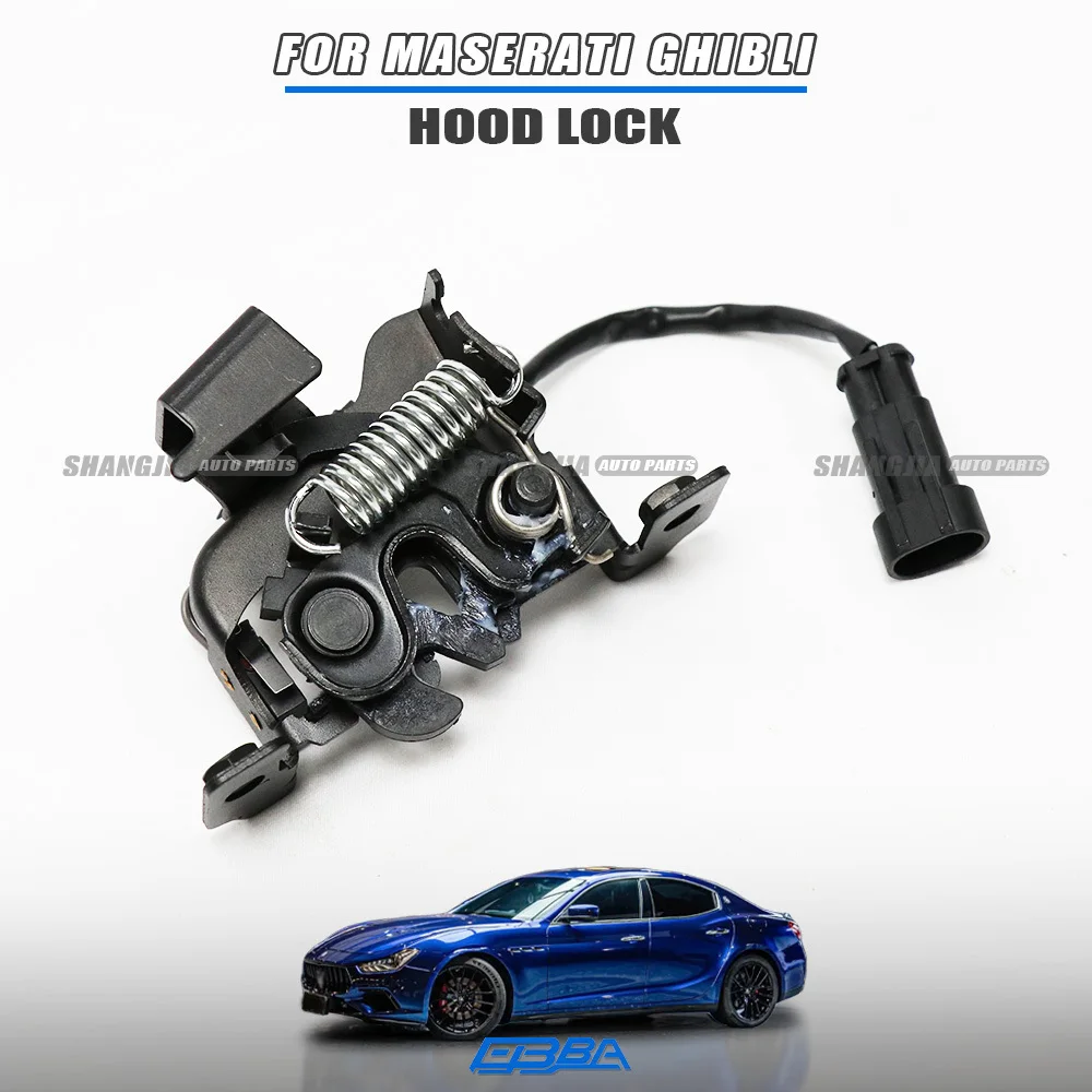 For Maserati Ghibli GT Modena Q4 2014 2021 High Quality Machine Auto Car Body Parts OEM 670152938 Left Car Hood Lock details