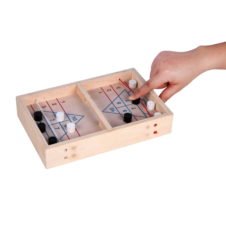 Fast sling puck board game foosball fast sling puck game 3-1