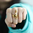 Snake Ring Snake Men Ring High Quality 18k Gold Plated Unique Snake Ring Men Women Stainless Steel Jewelry