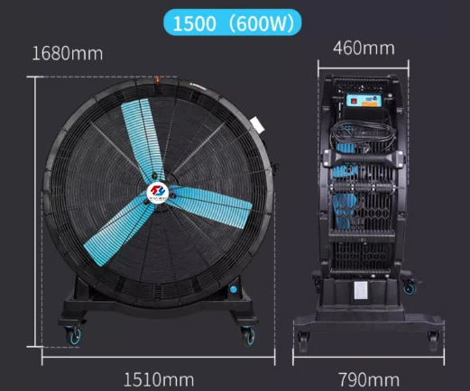 Fashion Drum Fan, 40-58'', 380V, 28000-42000m3 - detail 16