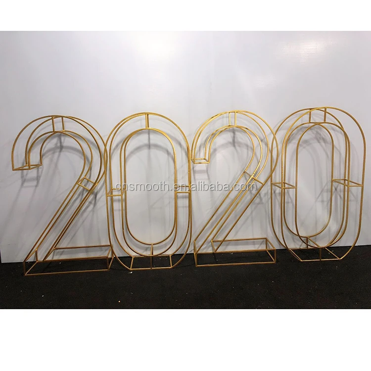 Metal Letter Flower Stand Wedding Decoration Backdrop Wedding Centerpieces For Party