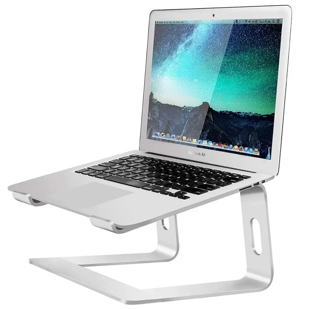 Ergonomic aluminum desk notebook holder detachable laptop stand for Apple for MacBook Air Pro for Dell for HP 10-15.6&cotação;Laptops