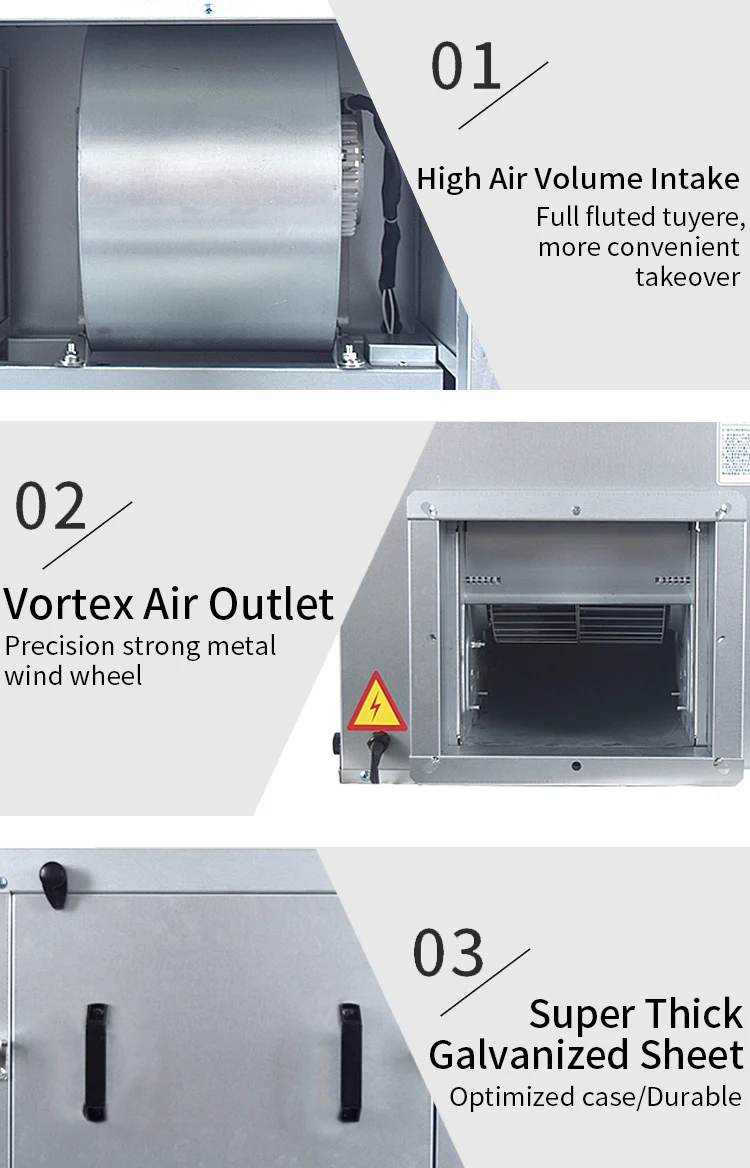 Volume Centrifugal Exhaust Fan, 280W, 220 V, 280-2500 - detail 6