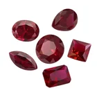 Stone Sale China Us Ruby Shape Oval Cut Ruby 8# Synthetic Stone Loose Gemstones
