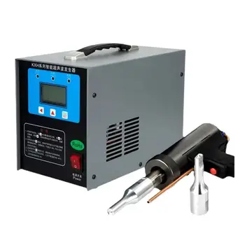 1200W 1500W 2815Z Handheld Small Portable Ultrasonic Spot Welder With Netted Weld Surface Ultrasonic Plastic Welding Machine