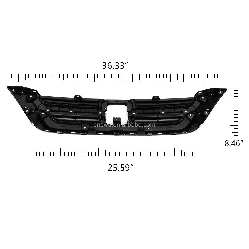 제품 oem 자동차 부품 전면 후드 범퍼 상단 그릴 abs 크롬 하단 그릴 honda crv cr v 2010 2011-39