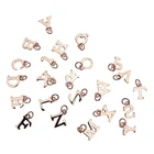 Pendant Silver Custom Charm Letter 925 Sterling Silver 26 Alphabet A-Z Letter Necklace Pendant