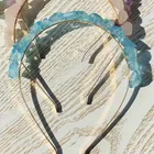 Wholesale Fashion Crystal Jewelry Natural Mixed Quartz Crystal Chips Hair Band For Sale