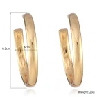 Hoop Wedding 14K Gold Open Hoop Earrings For Women Wedding Hollow Circle Post Earrings Jewelry