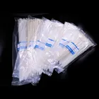 Elastic Tie Cable Tie China Factory Supply High Quality 100pcs Packages 4.8x300 Nylon Soft White Elastic Cable Tie