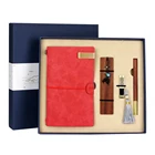 Gift Corporate 4 In 1 Gift Kit USB PEN Notebook Bookmark Gift Set Office Accessory Promotion Corporate Business Gift Set/