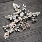 Wedding Handmade Rhinestone Wholesale Wedding Hair Comb Hair Accessories Handmade Rhinestone Crystal Bridal Hair Comb