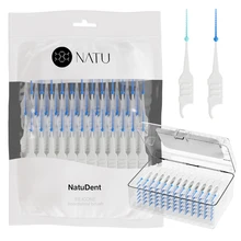 Natu Silicone Interdental Brushes Custom Color Disposable Toothbrush Oral Silicone Interdental Brush for Adult