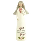 Gifts Angel Angel Customized Mother Day's Gifts Resin Lovely Angel Figurines With Heart