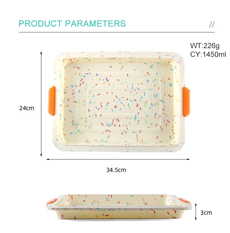 New Arrivals online Top Seller Eco-friendly Kitchen Accessories Non-stick Baking Equipment BPA-free Silicone Cake Molds 