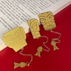 Factory Wholesale Retro Face Bookmarks Custom Metal Bookmarks Hot Sale Online