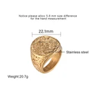 14k Gold Ring Rings Goldring Men Rings Wholesale 14k Gold Plated Ring Jewelry For Men Stainless Steel Rings