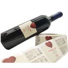 Custom Wine Private Custom Paper Wine Bottle Label Printing Sticker For Multiple Purposes