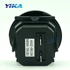 Engine Mechanical Engine Hour Meter YIKA SH-1 Round Quartz Diesel Outboard Engine Mechanical Hour Meter 12v